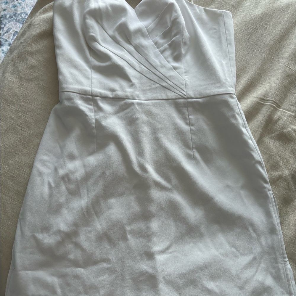 Lilly Pulitzer Strapless White Dress